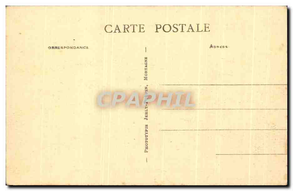 CPA LA Roche sur Yon L'Eglise St Louis — Rückseite