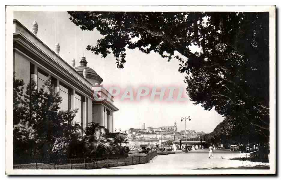 CPA Cannes Le Casino Municipal Et Le Mont Chevalier