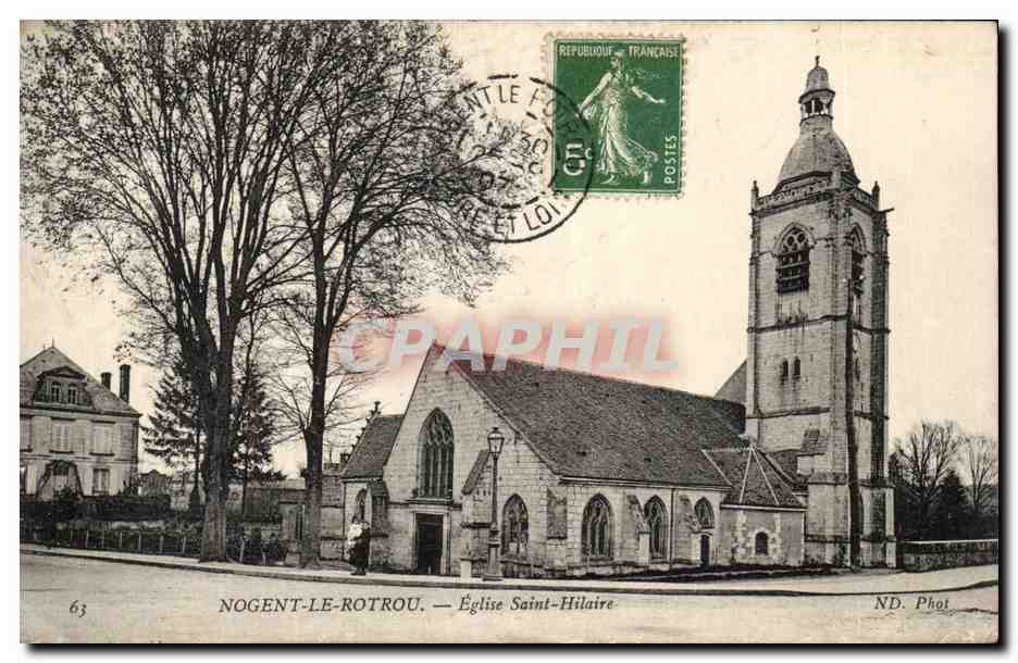 Nogent-le-Rotrou — Kirche Saint-Hilaire — ND. Phot.