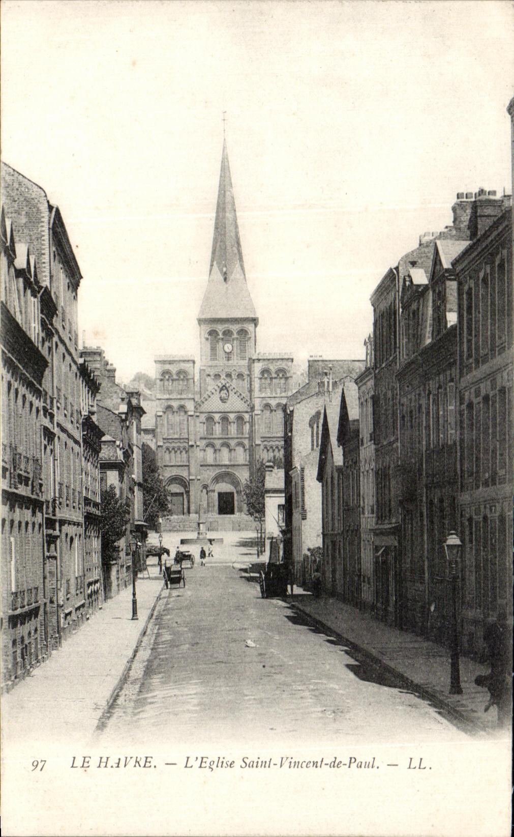 CPA Le Havre L'Eglise Saint Vincent de Paul