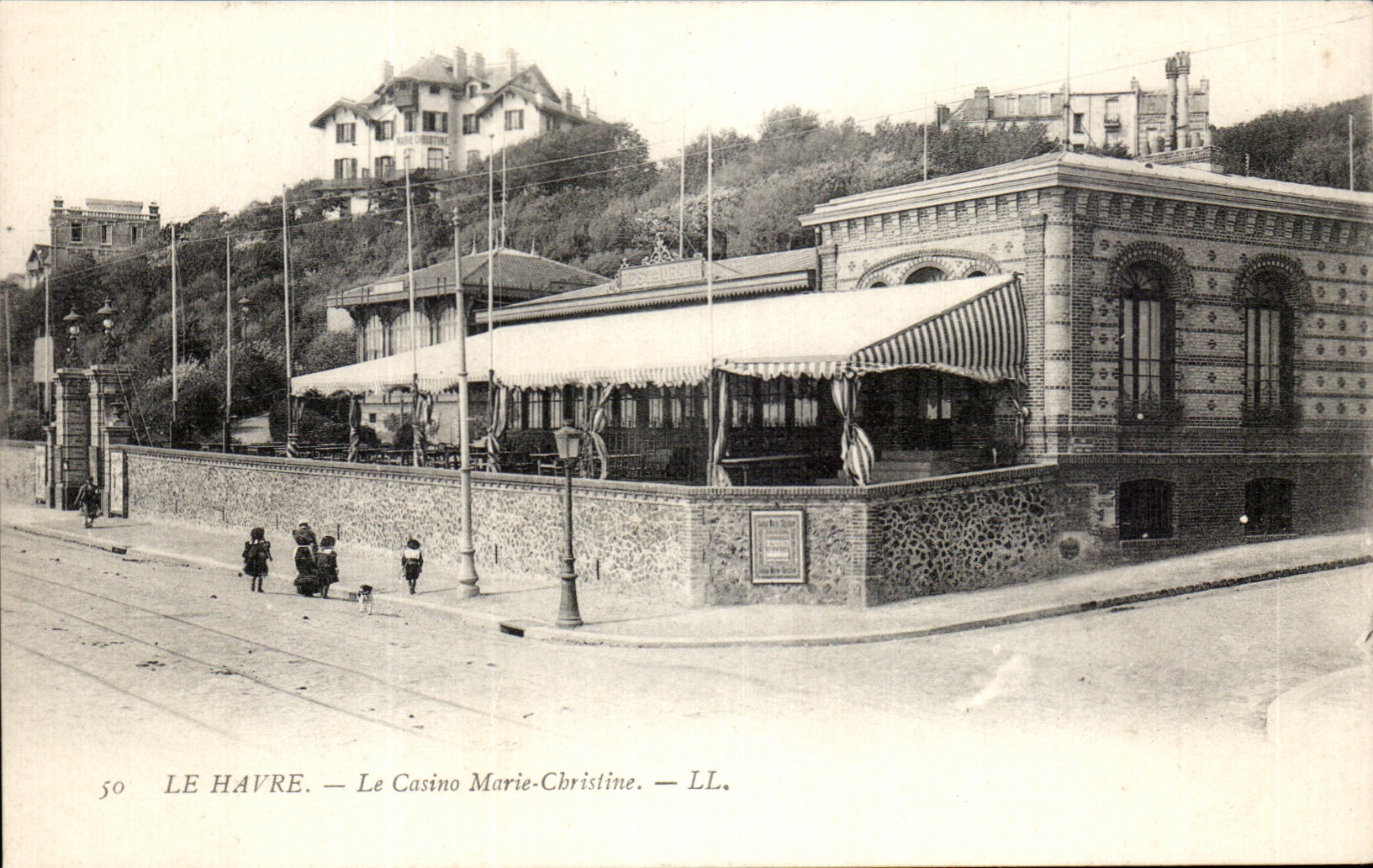 CPA Le Havre Le Casino Marie Christine