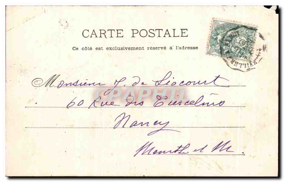 CPA Le Lorraine Illustree Saint Nicolas du Port Vue Prise de la Meurthe — Rückseite