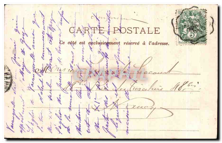 Varangéville — Intérieur de l'Église — La Lorraine Illustrée — Rückseite
