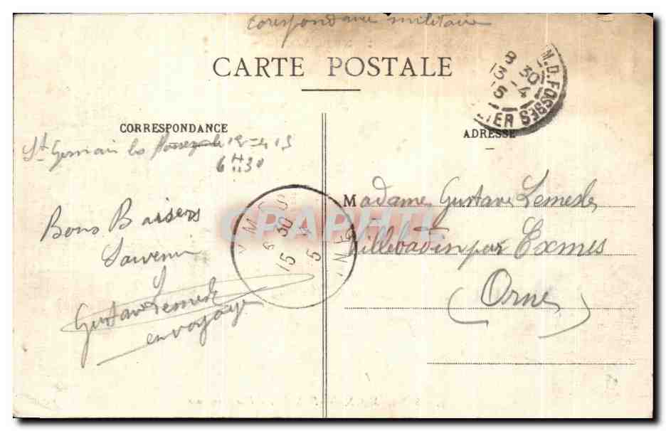 CPA Bourbonnais St Germain Des Fosses Vue Generale — Back