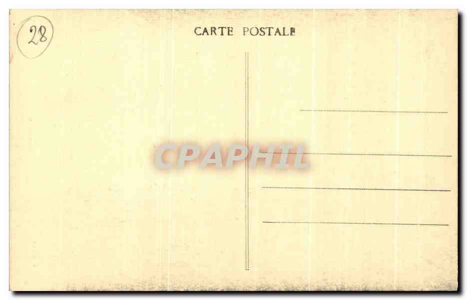 Cathédrale de CHARTRES — Christ enseignant — R. Houvet, Reprod. int. XIIIe siècle — Verso