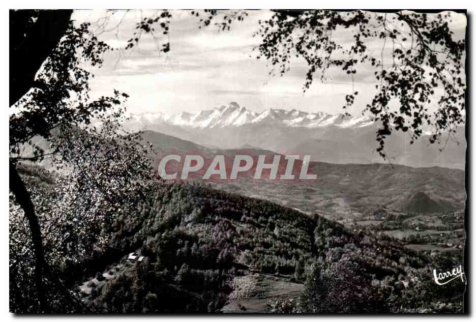 CPA Environs de Foix La route verte Le col de Peguere Le massif du Montvalier