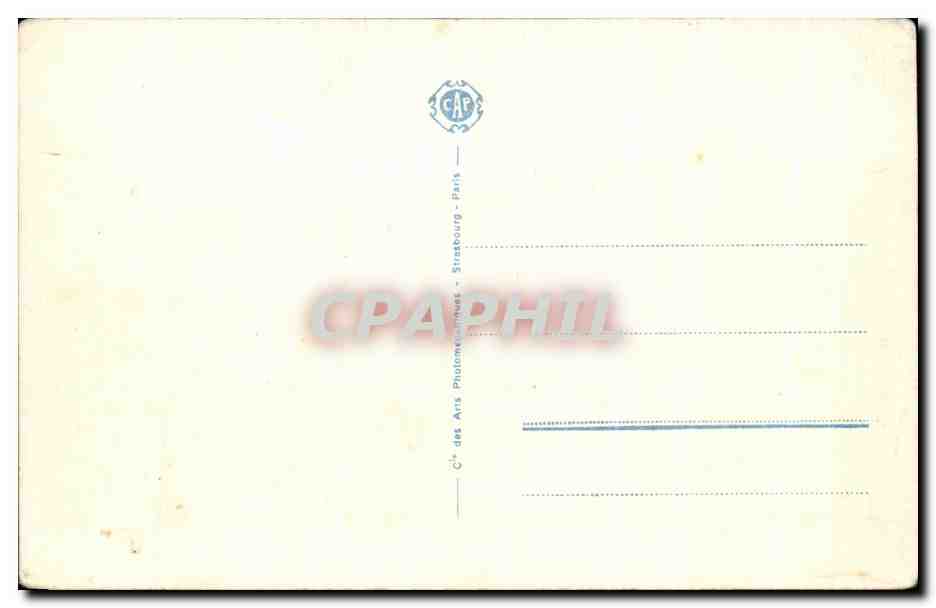 CPA Marseille Quai des Belges et Notre Dame de la Garde Bateau — Verso