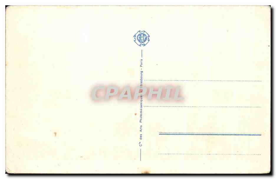 CPA Marseille L'Entree du Vieux Port — Rückseite
