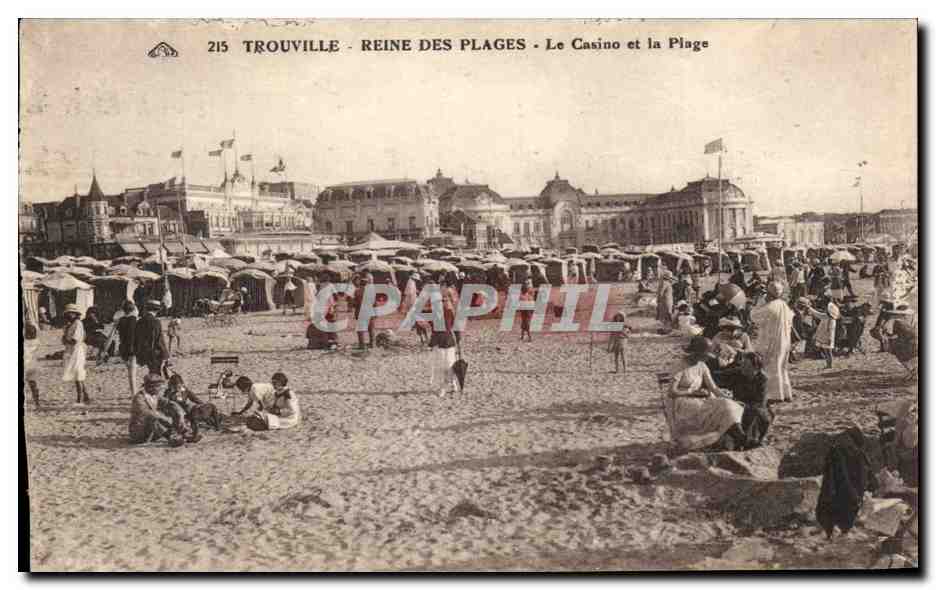 Trouville - Reine des Plages - Le Casino et la Plage
