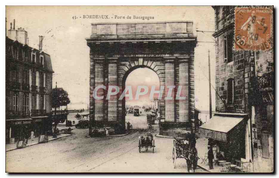 Bordeaux - Porte de Bourgogne — éditeur Cartes 'La Cigogne' n°45