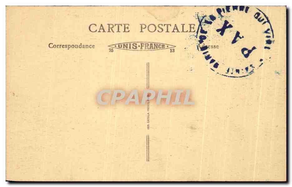 CPA Monastere de Sainte Marie de la Pierre qui Vire Cote Nord Ouest — Verso