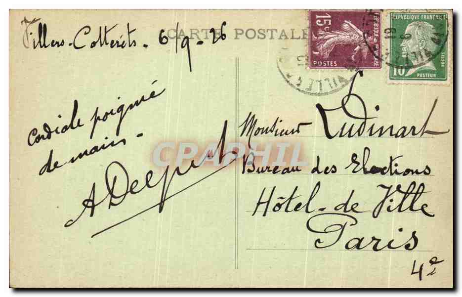 Villers-Cotterets - La Forêt - La Laie de la Grotte Hautvison — Risse, lib.-édit. à Villers-Cotterets, n°43 — Back