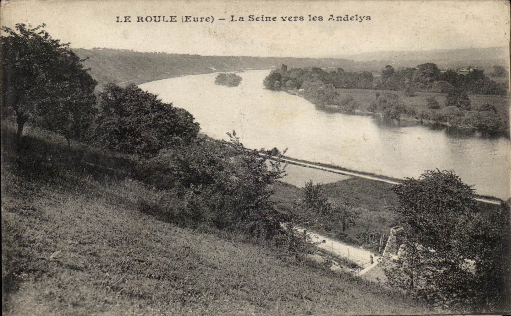 CPA Le Roule La Seine Vers Les Andelys