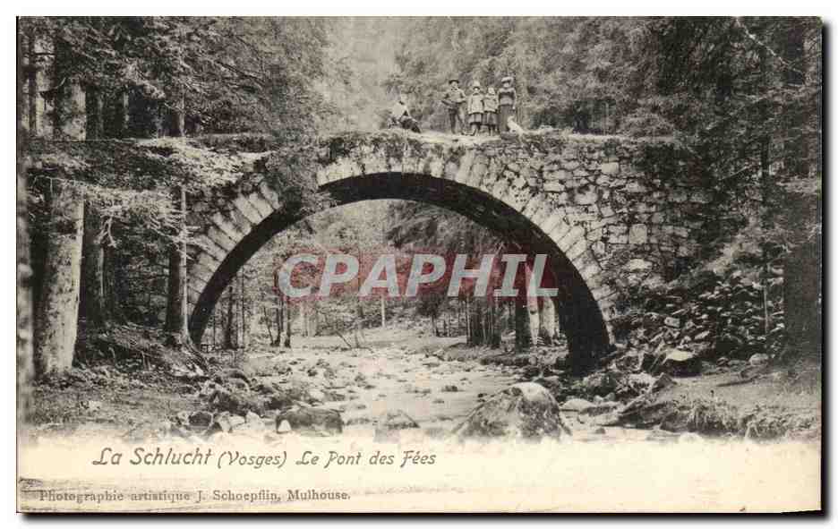 La Schlucht (Vosges) — Le Pont des Fées — Photographie artistique J. Schoepflin, Mulhouse