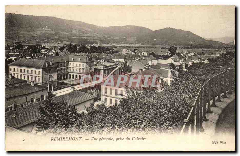 CPA Remiremont Vue Generale Prise du Calvaire