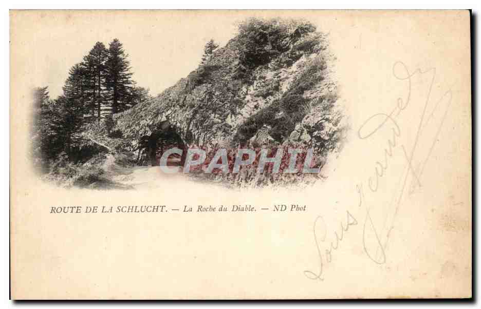 Route de la Schlucht — La Roche du Diable — ND Phot