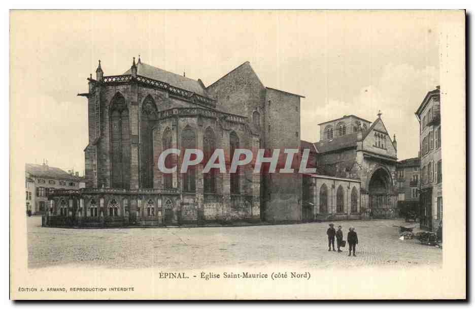CPA Epinal Eglise Saint Maurice Enfants