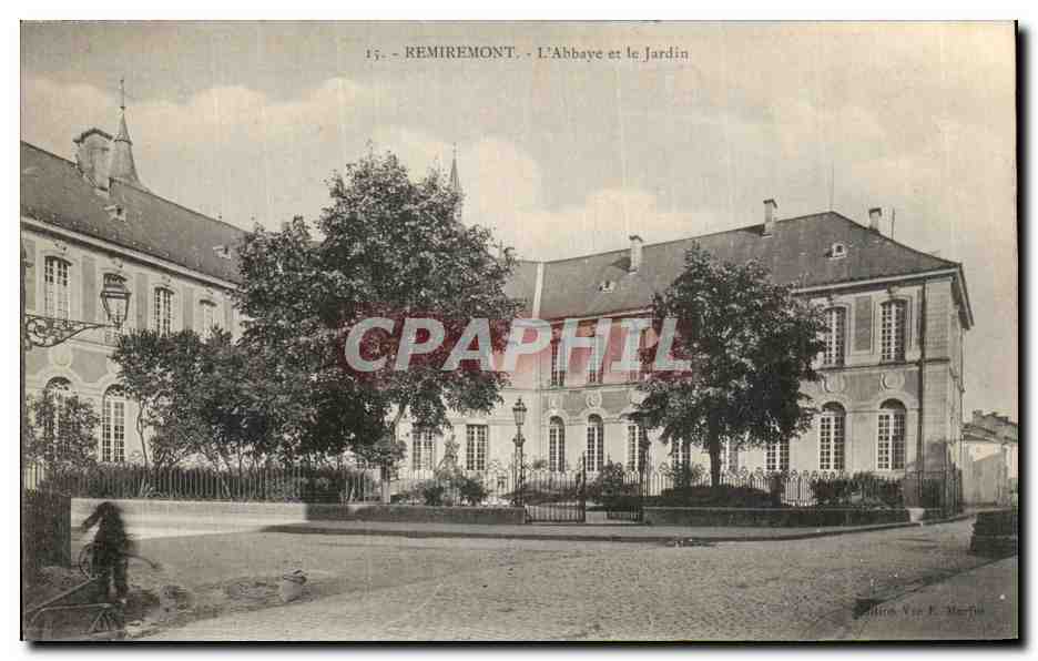 CPA Remiremont L'Abbaye et le Jardin