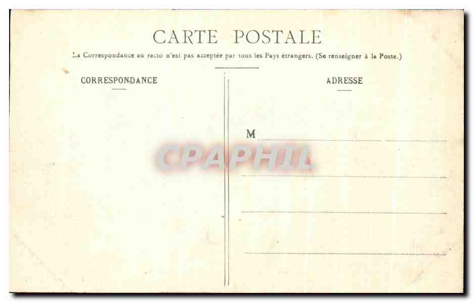 CPA Remiremont L'Abbaye et le Jardin — Rückseite