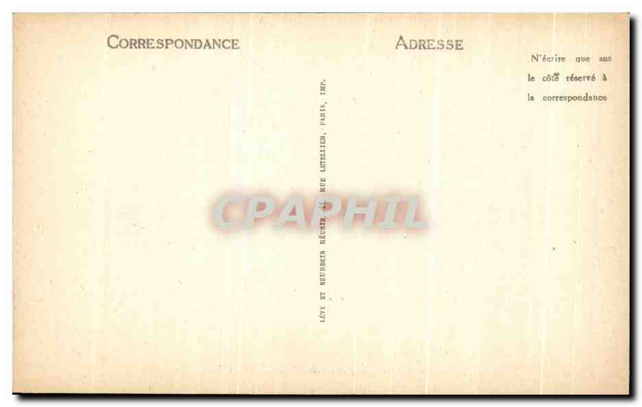 CPA Rouen La Cour Interieure du Palais de Justice — Verso