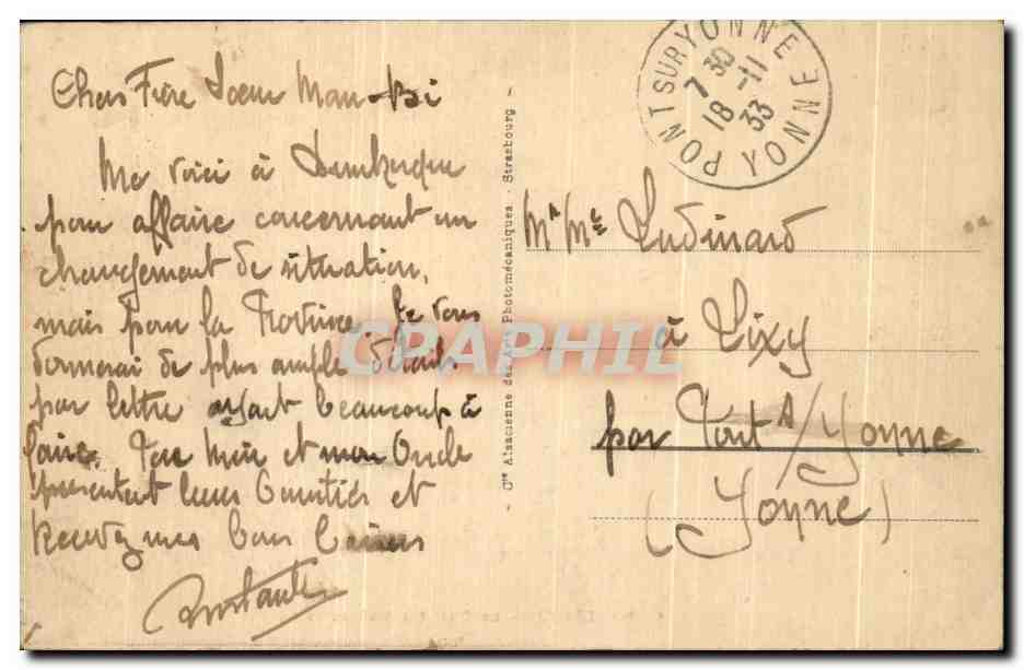 CPA Dunkerque Le Quai des Americains Bateaux  — Rückseite