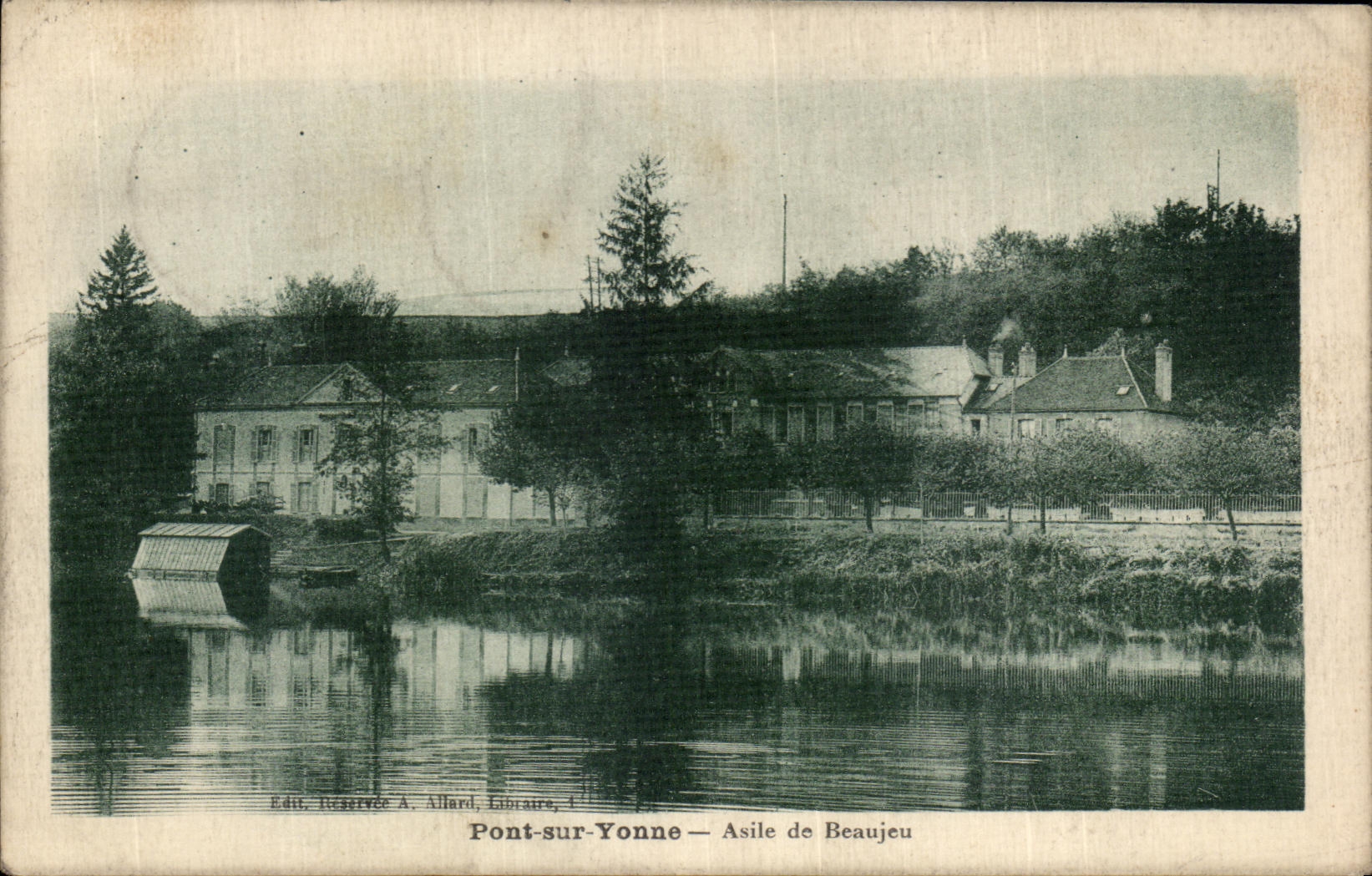 CPA Pont Sur Yonne Asile De Beaujeu