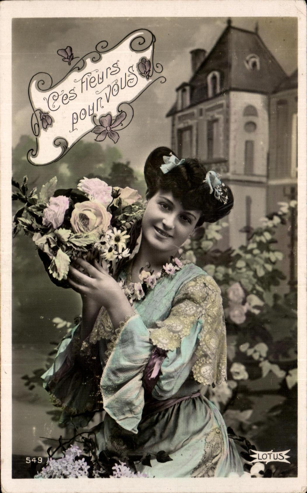 CPA Fantaisie Femme 
