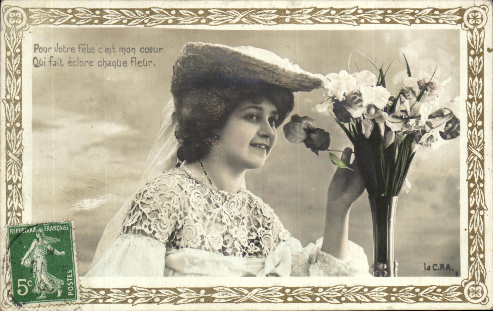 CPA Fantaisie Femme 