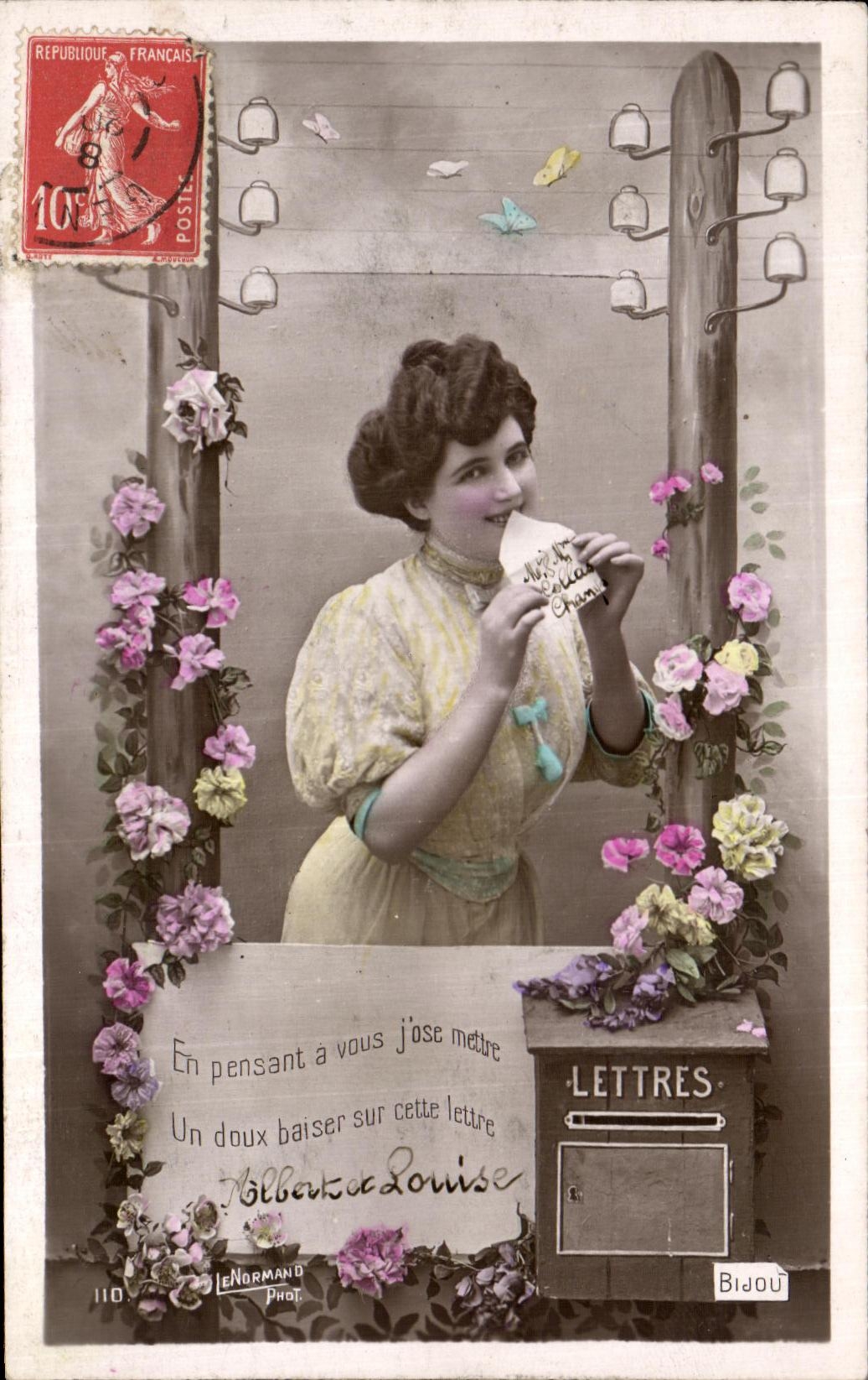 CPA Fantaisie Femme 