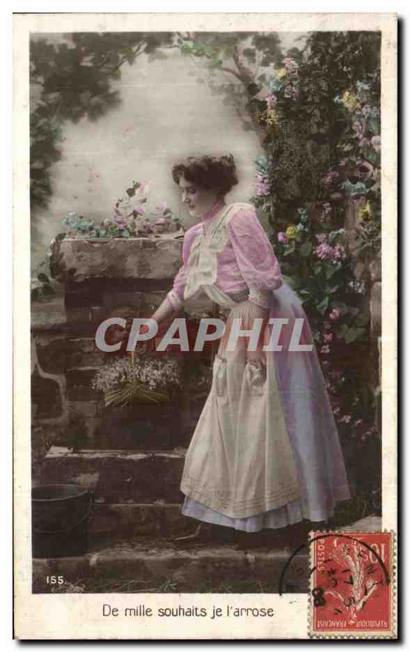 CPA Fantaisie Femme 