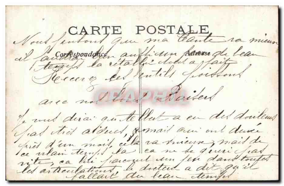 CPA Fantaisie Enfants Brouette — Rückseite