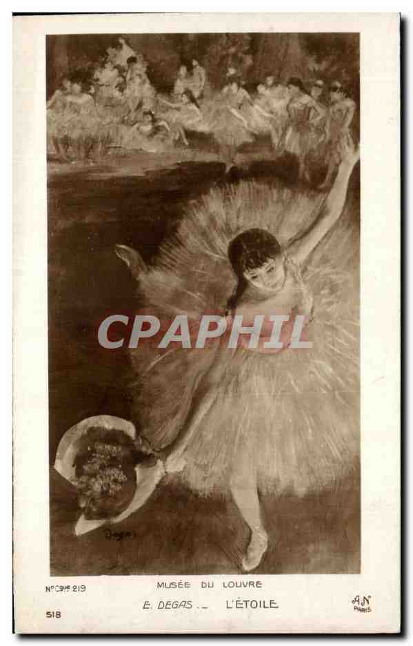 CPA Musee Du Louvre Degas L'etoile