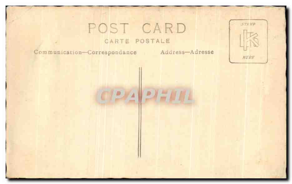 CARTE PHOTO Fantaisie Femme  — Verso