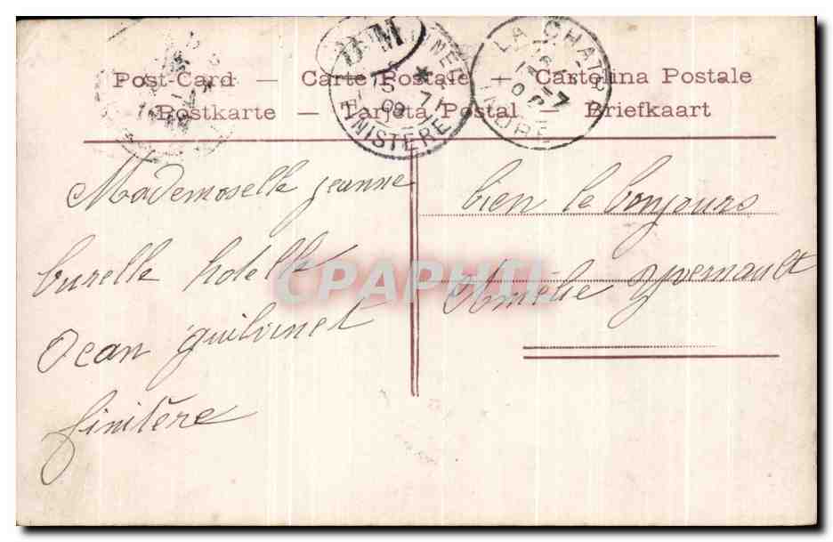 CPA Fantaisie Enfants — Rückseite
