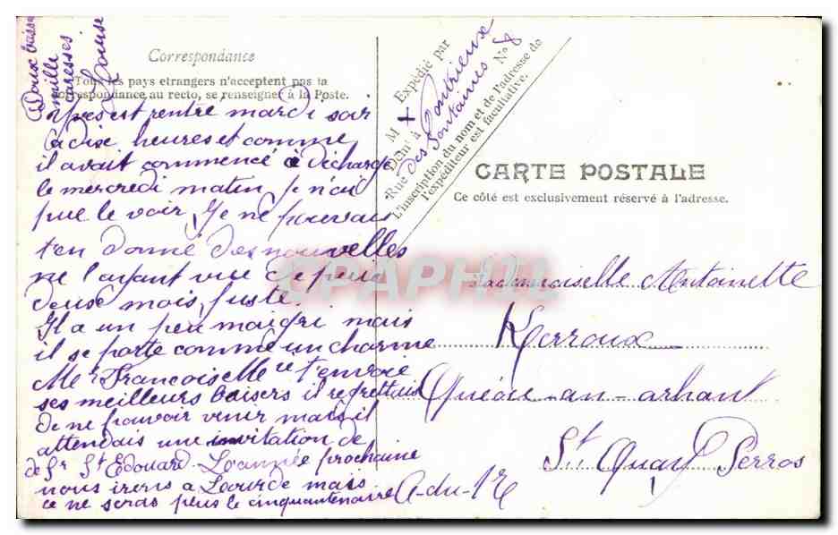 CPA Fantaisie La plaidoirie du bebe Avocat juge — Verso