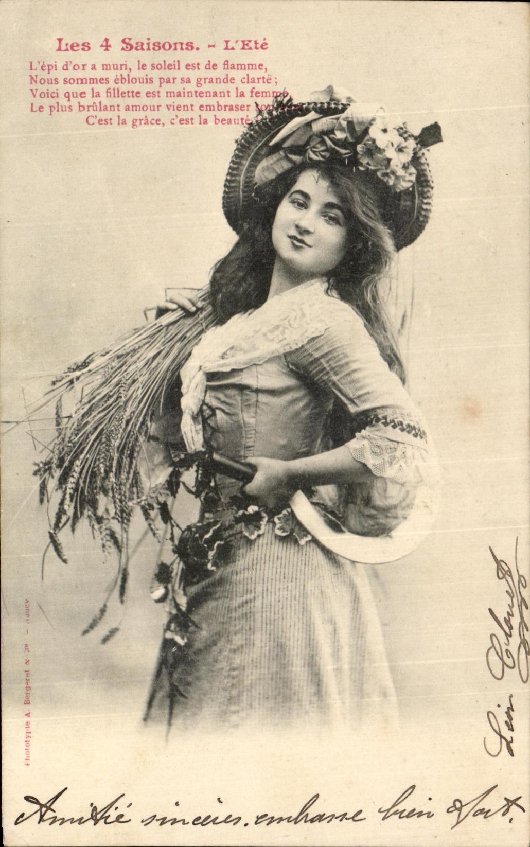Les 4 Saisons - L'Été — Phototypie A. Berggren & Cie - Nancy
