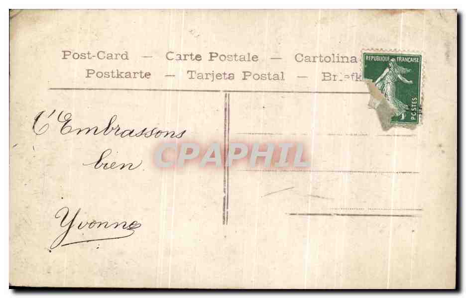 CPA Fantaisie Enfant  — Rückseite