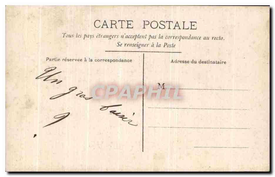 CPA Fantaisie Enfant Mouton  — Rückseite