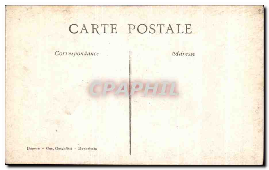 CPA Fantaisie Femme  — Rückseite