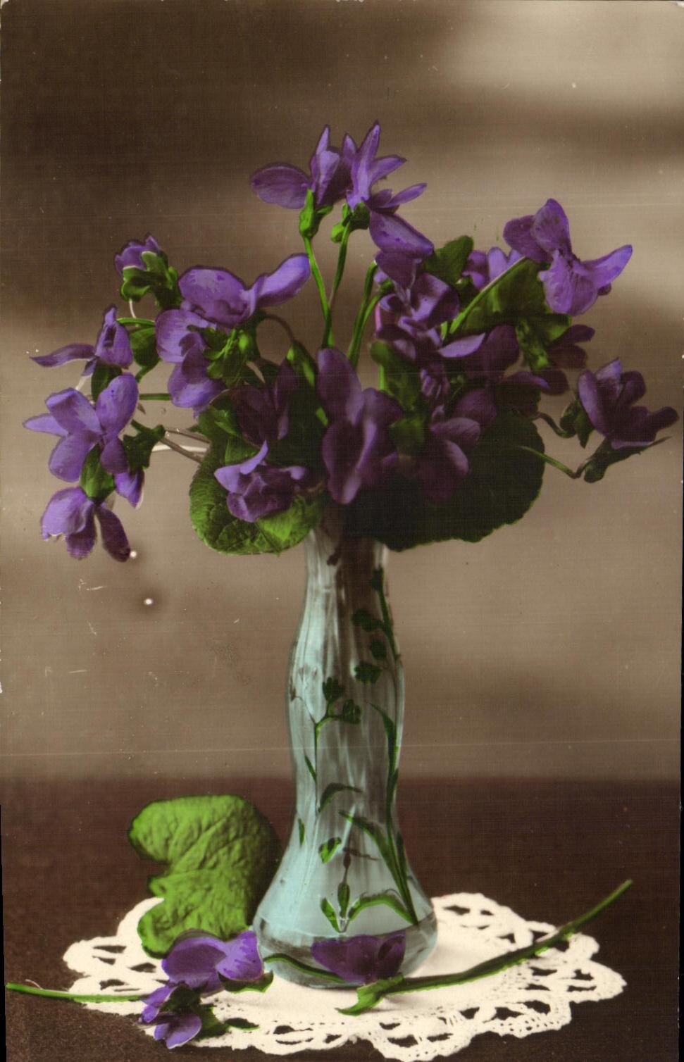 CPA Fantaisie Fleurs