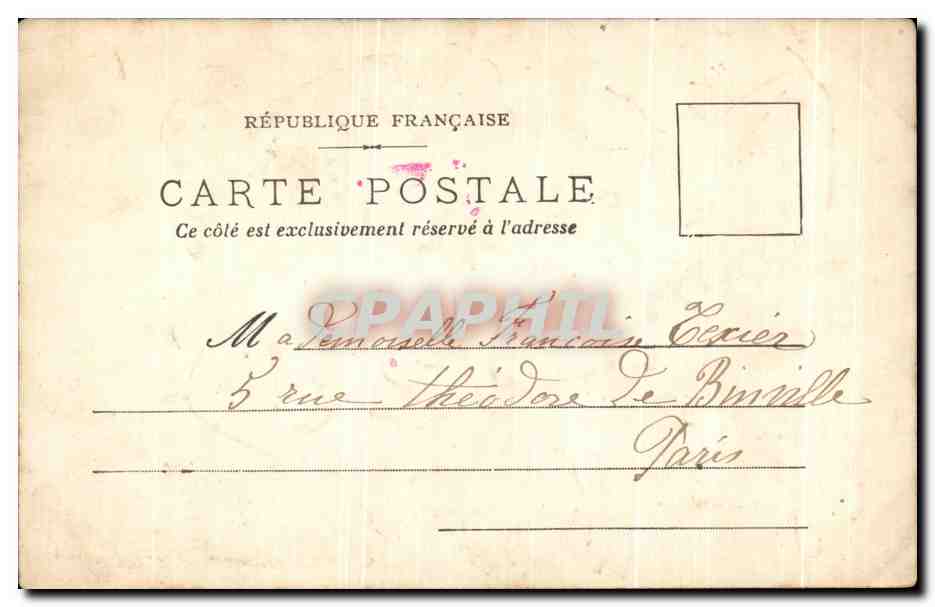 Caricature politique — femme avec ruban coupé — éditeur anonyme, n° 51 — Achterkant