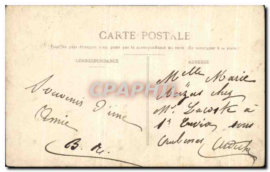 Jeune femme en robe de bal — décor floral — éditeur inconnu, n° 37 — Verso