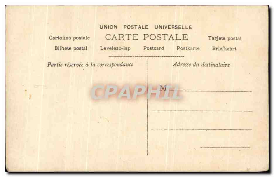CPA Fantaisie Femme  — Verso