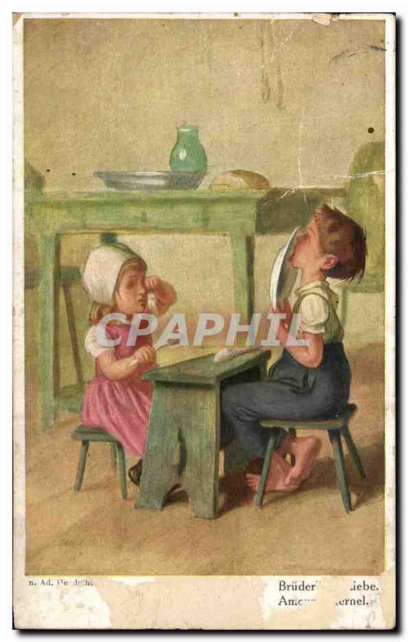 Vintage Postcard/Antike Ansichtskarte Fantaisie Enfants