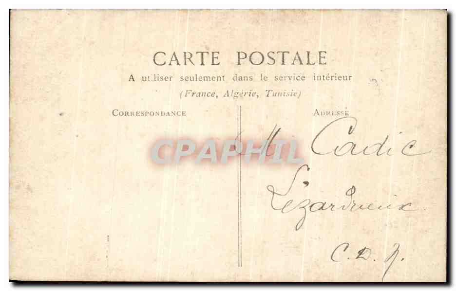 CPA Fantaisie Femme Marin  — Back