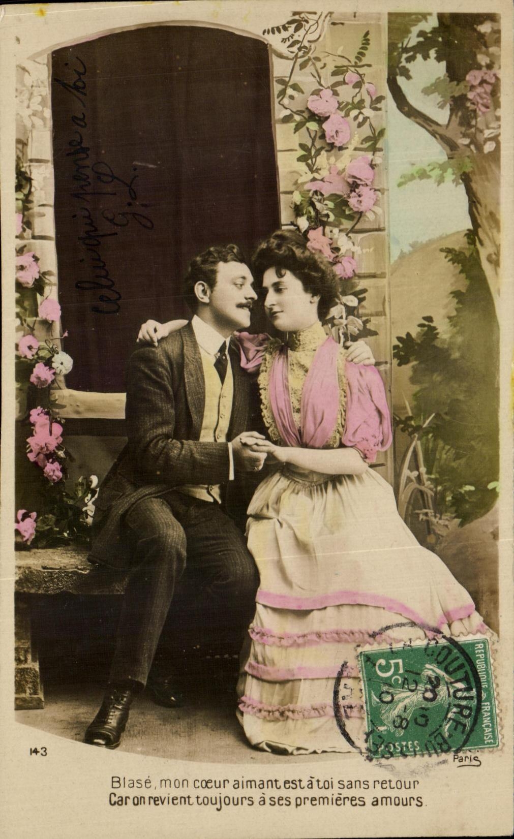 CPA Fantaisie Femme 