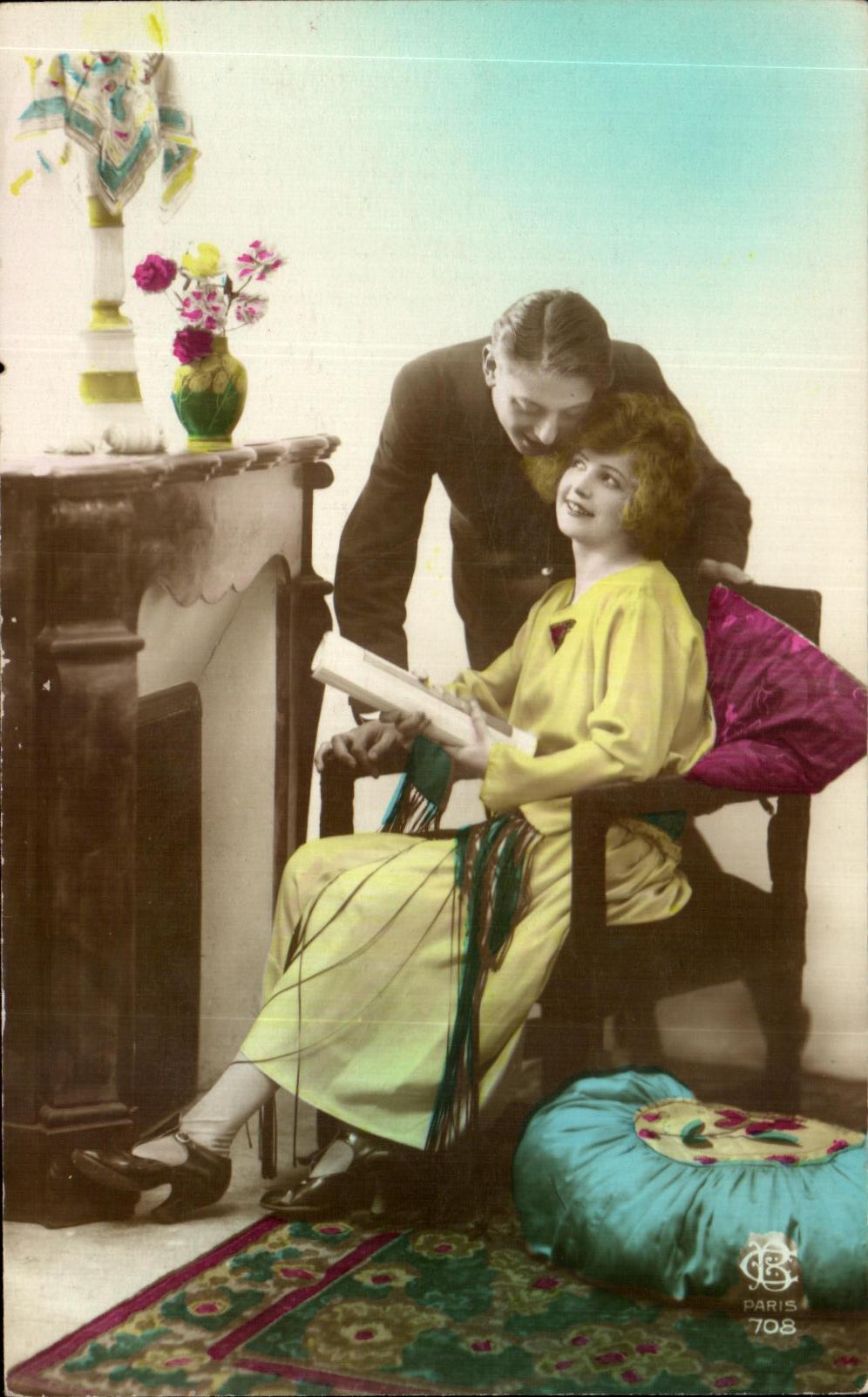 CPA Fantaisie Femme 