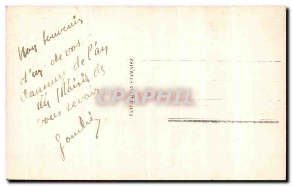 CPA Fantaisie Femme  — Verso
