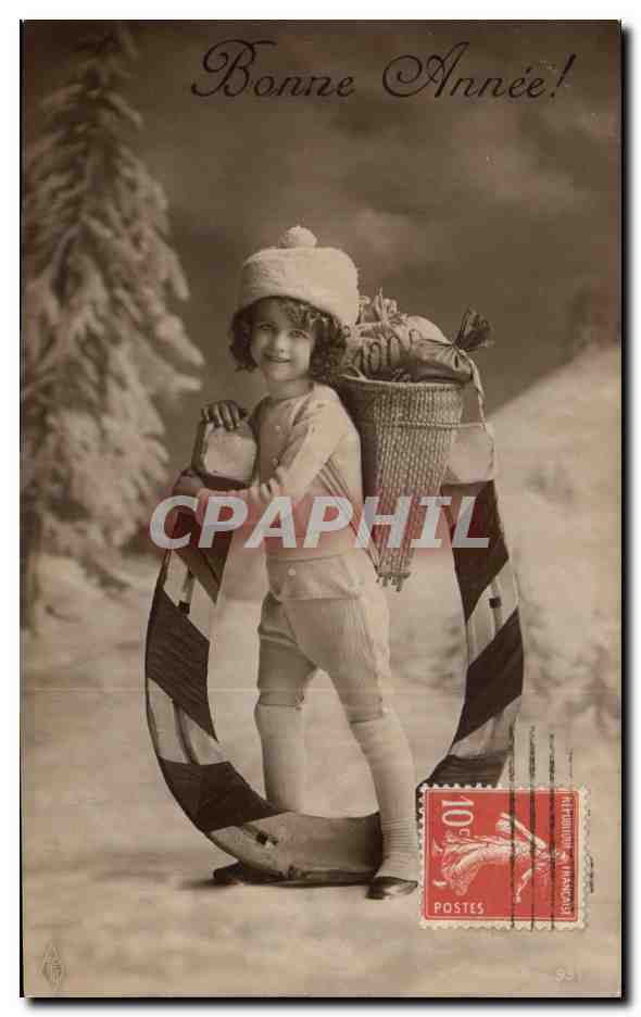 CPA Fantaisie Enfant Fer a cheval
