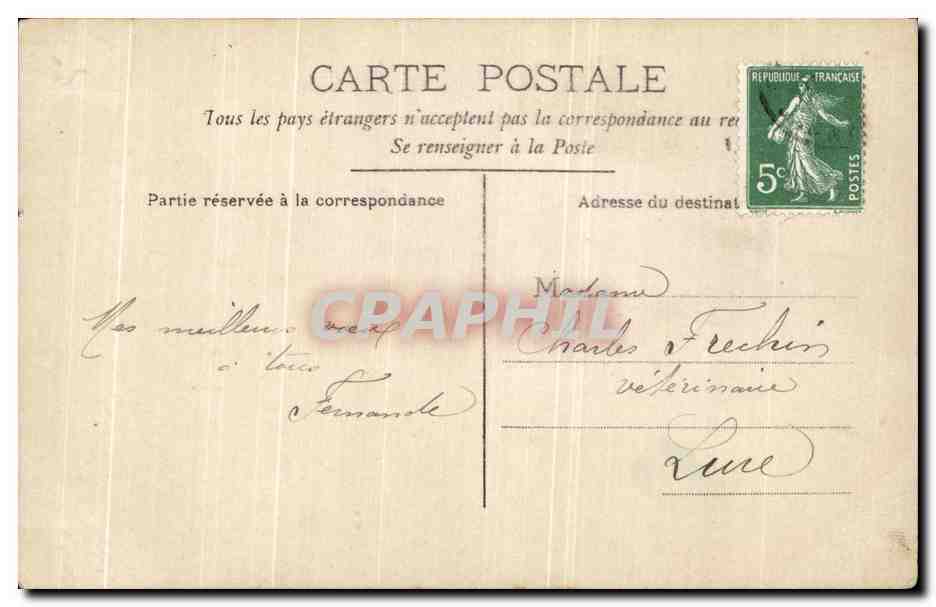 CPA Fantaisie Enfant Bebe — Verso